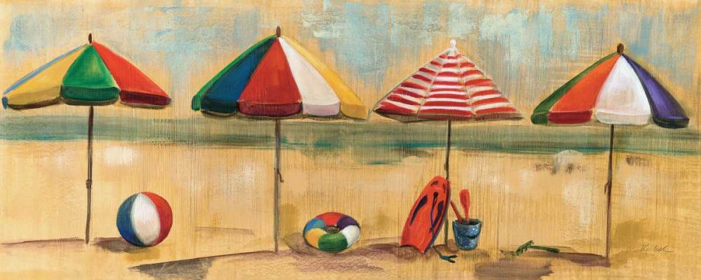 Living is Easy I - umbrellas art print by Silvia Vassileva for $57.95 CAD
