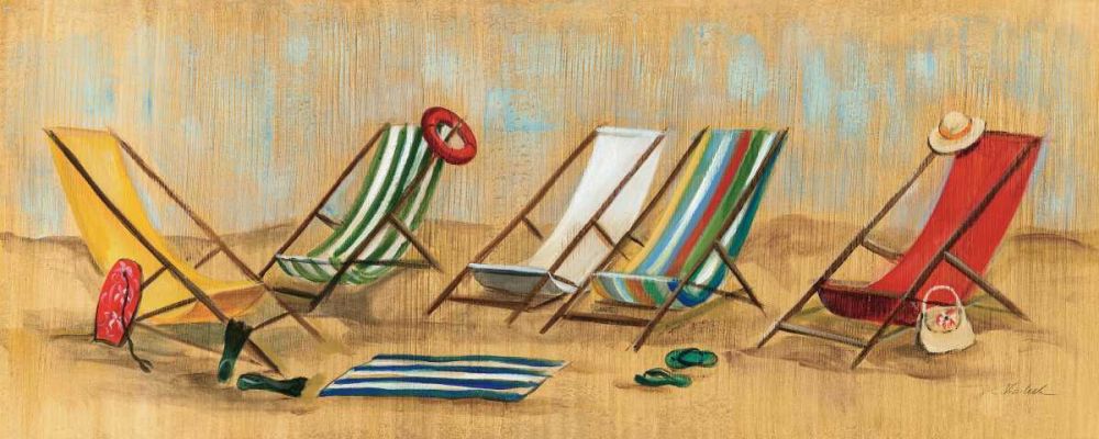 Living is Easy II - chairs art print by Silvia Vassileva for $57.95 CAD