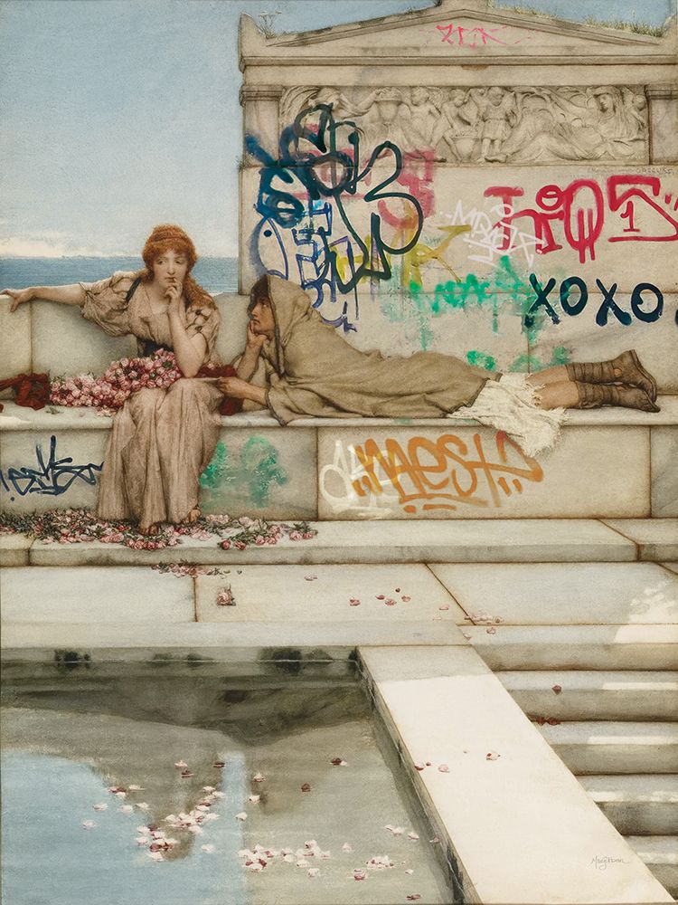 Antiquity Graffiti art print by Mary Urban for $57.95 CAD