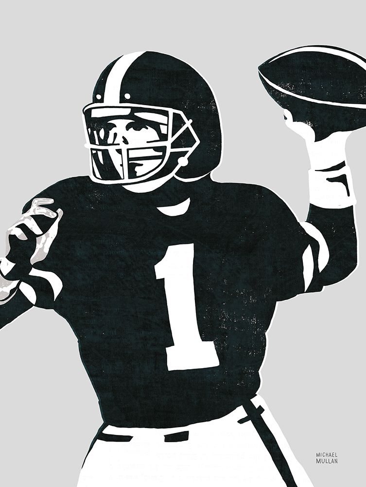 Mens Scoreboard Neutral Football art print by Michael Mullan for $57.95 CAD
