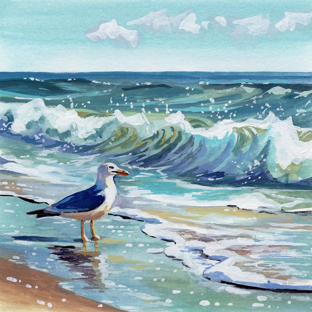 Seagull Contemplation art print by Kate Jarvik Birch for $57.95 CAD