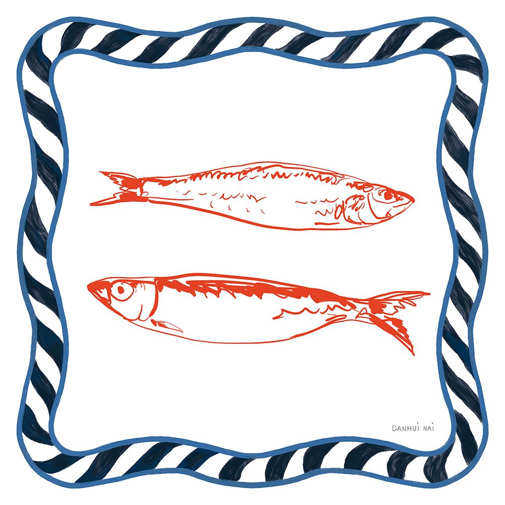 Sea Doodles I art print by Danhui Nai for $57.95 CAD