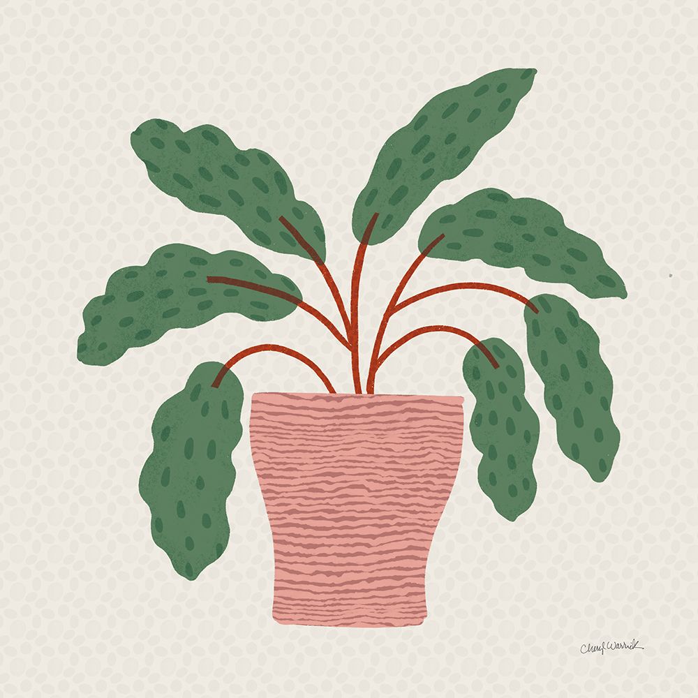 Potted Plants I art print by Cheryl Warrick for $57.95 CAD