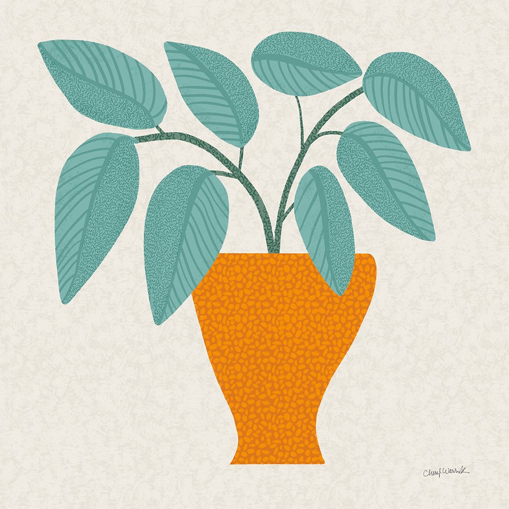 Potted Plants II art print by Cheryl Warrick for $57.95 CAD