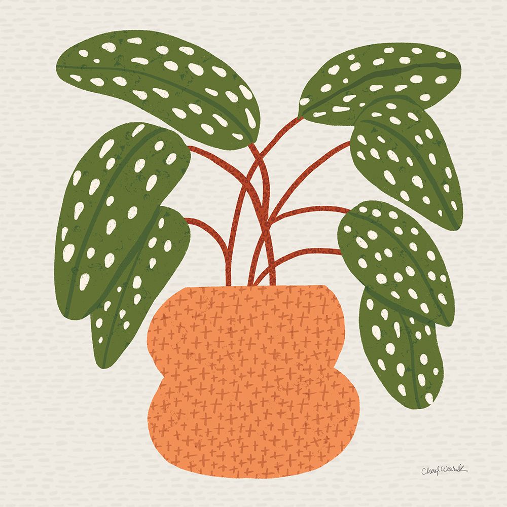 Potted Plants III art print by Cheryl Warrick for $57.95 CAD