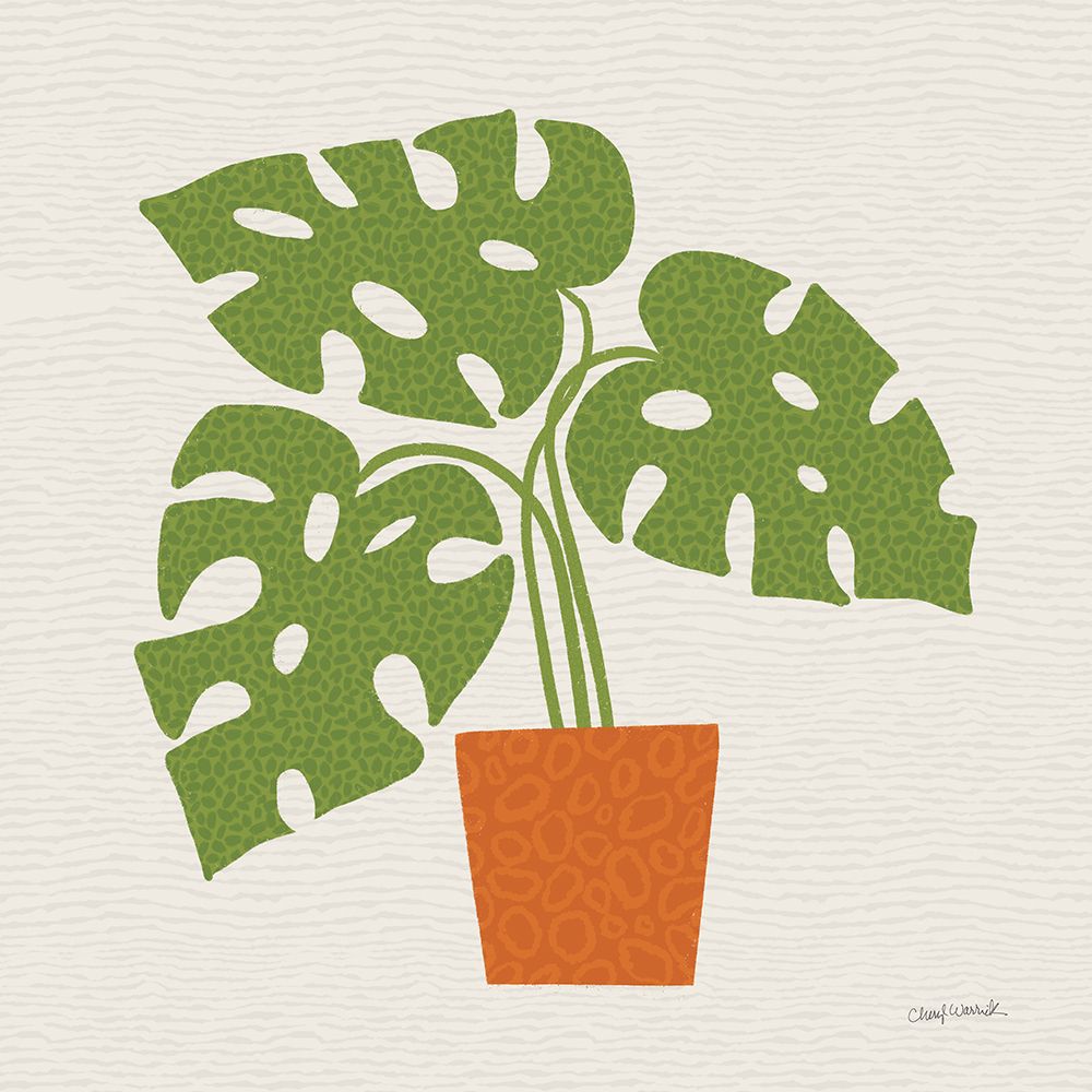 Potted Plants V art print by Cheryl Warrick for $57.95 CAD