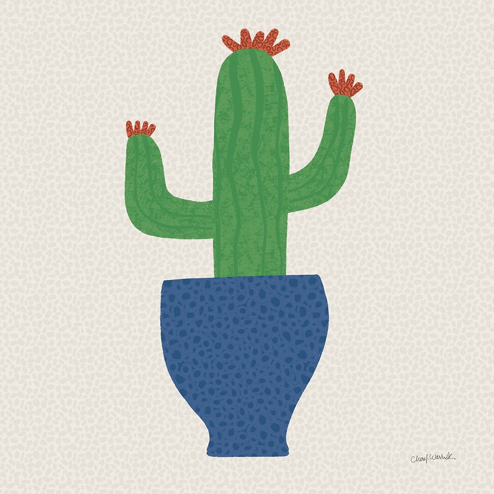 Potted Plants VI art print by Cheryl Warrick for $57.95 CAD