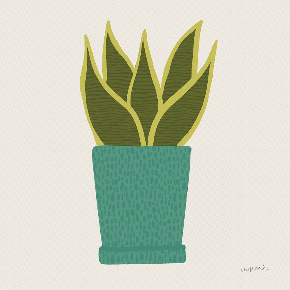 Potted Plants VII art print by Cheryl Warrick for $57.95 CAD
