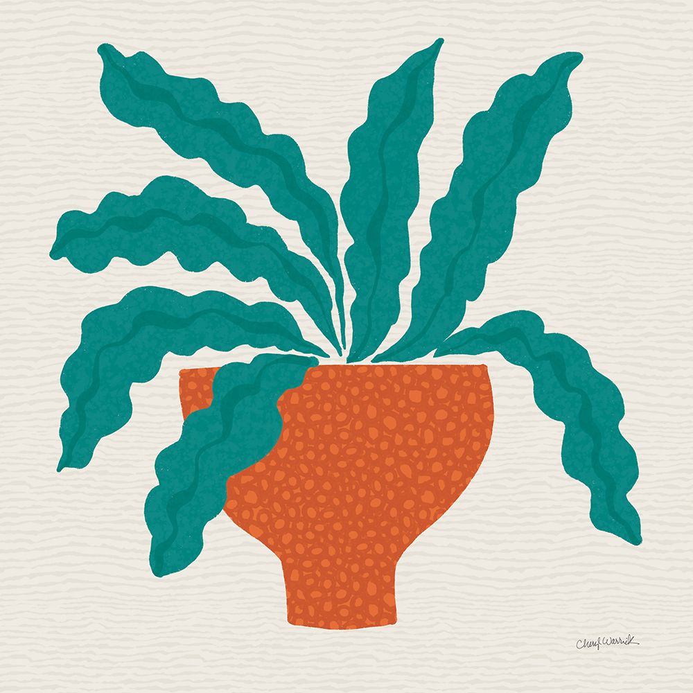 Potted Plants XII art print by Cheryl Warrick for $57.95 CAD