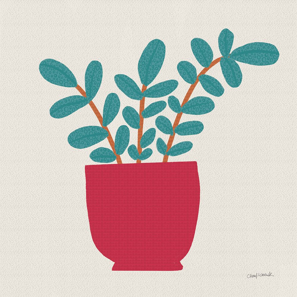 Potted Plants XIII art print by Cheryl Warrick for $57.95 CAD