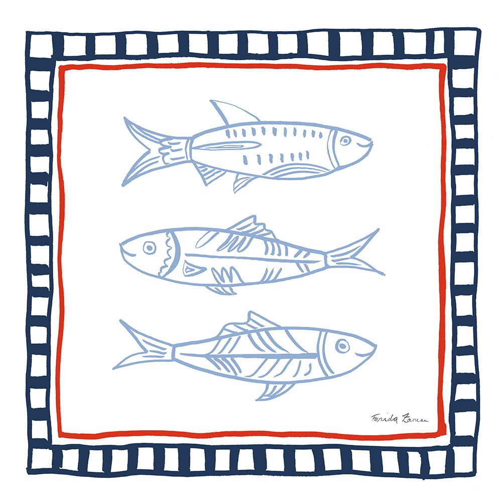 Coastal Critters I art print by Farida Zaman for $57.95 CAD