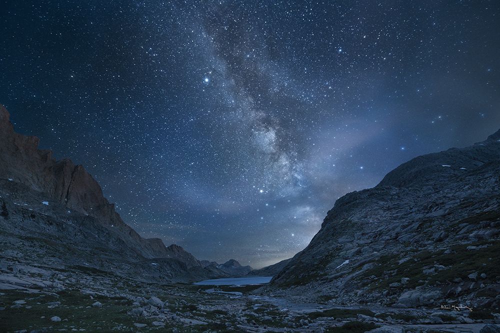 Milky Way Over Upper Titcomb Basin art print by Alan Majchrowicz for $57.95 CAD