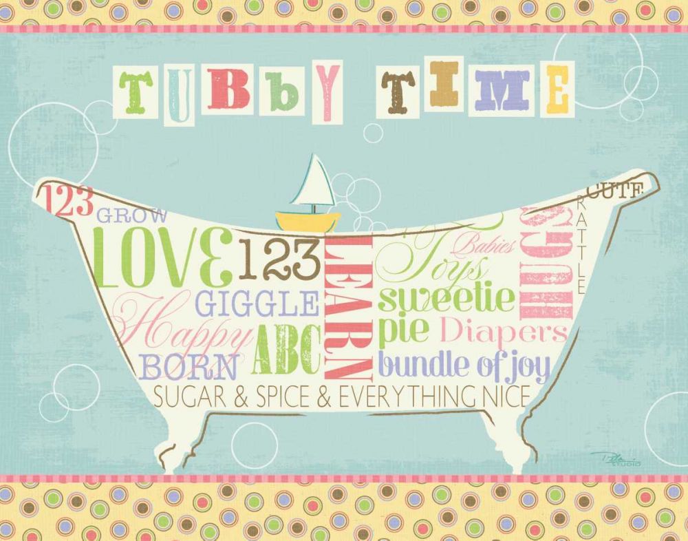 Tubby Time I art print by Pela Studio for $57.95 CAD