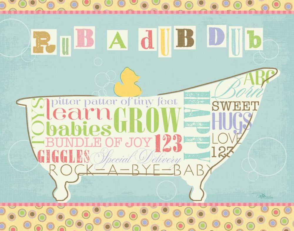 Tubby Time II art print by Pela Studio for $57.95 CAD