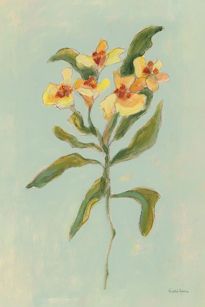Lily Study I art print by Krystal Adams for $57.95 CAD