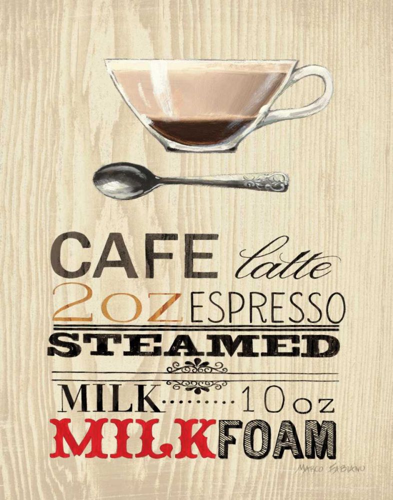 Cafe Latte art print by Marco Fabiano for $57.95 CAD