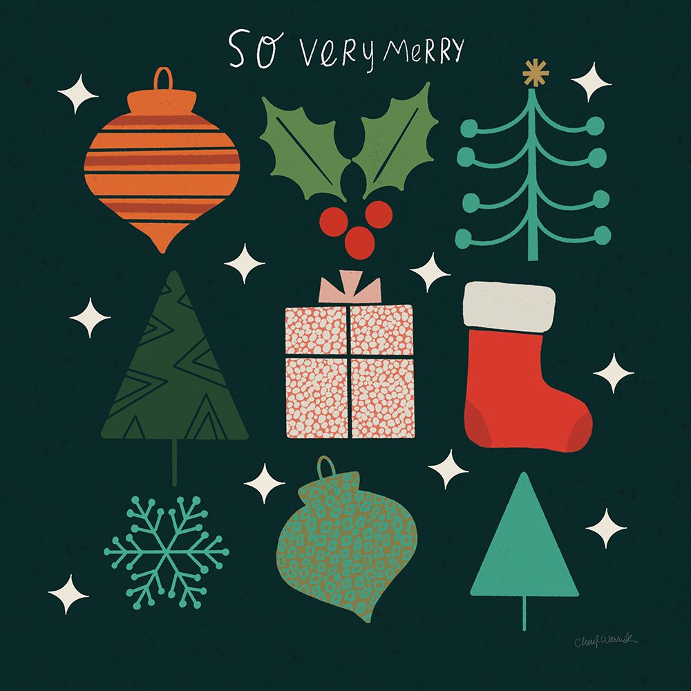 Winter Cheer III art print by Cheryl Warrick for $57.95 CAD