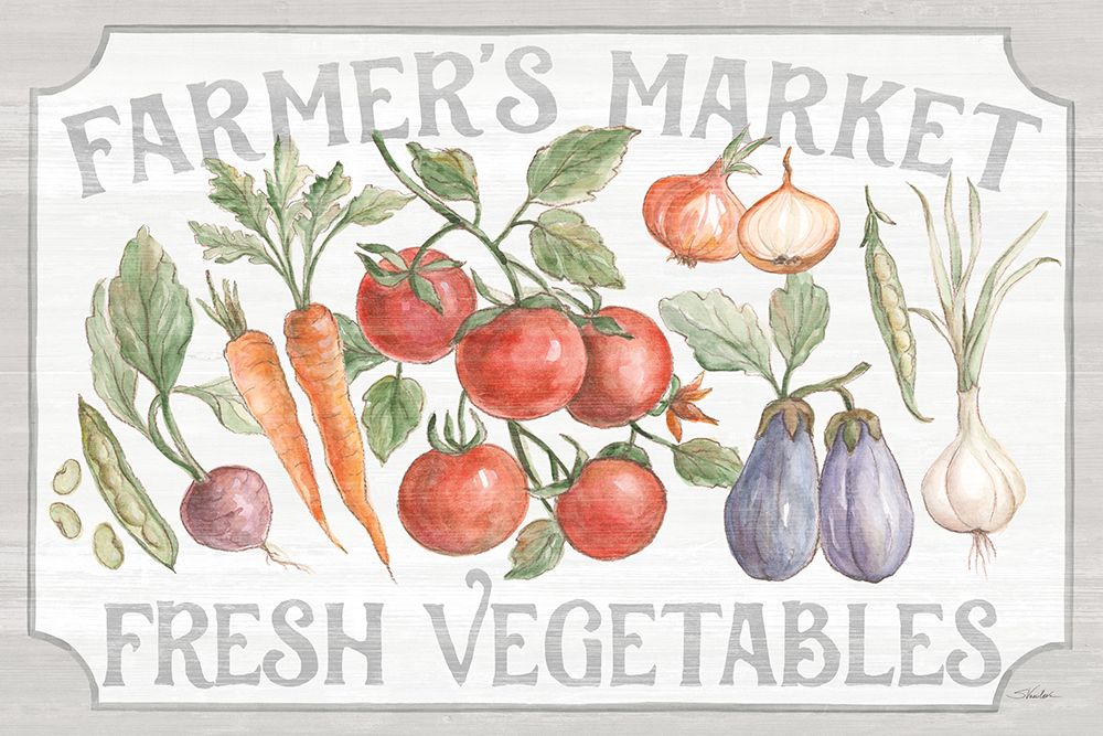 Farm Fresh I art print by Silvia Vassileva for $57.95 CAD