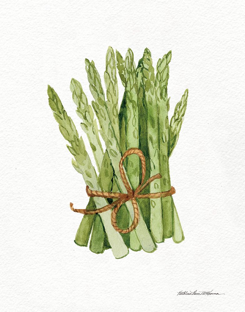 Life on the Farm Asparagus art print by Kathleen Parr McKenna for $57.95 CAD