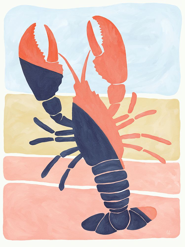 Chillin Lobster v2 art print by Sarah Adams for $57.95 CAD