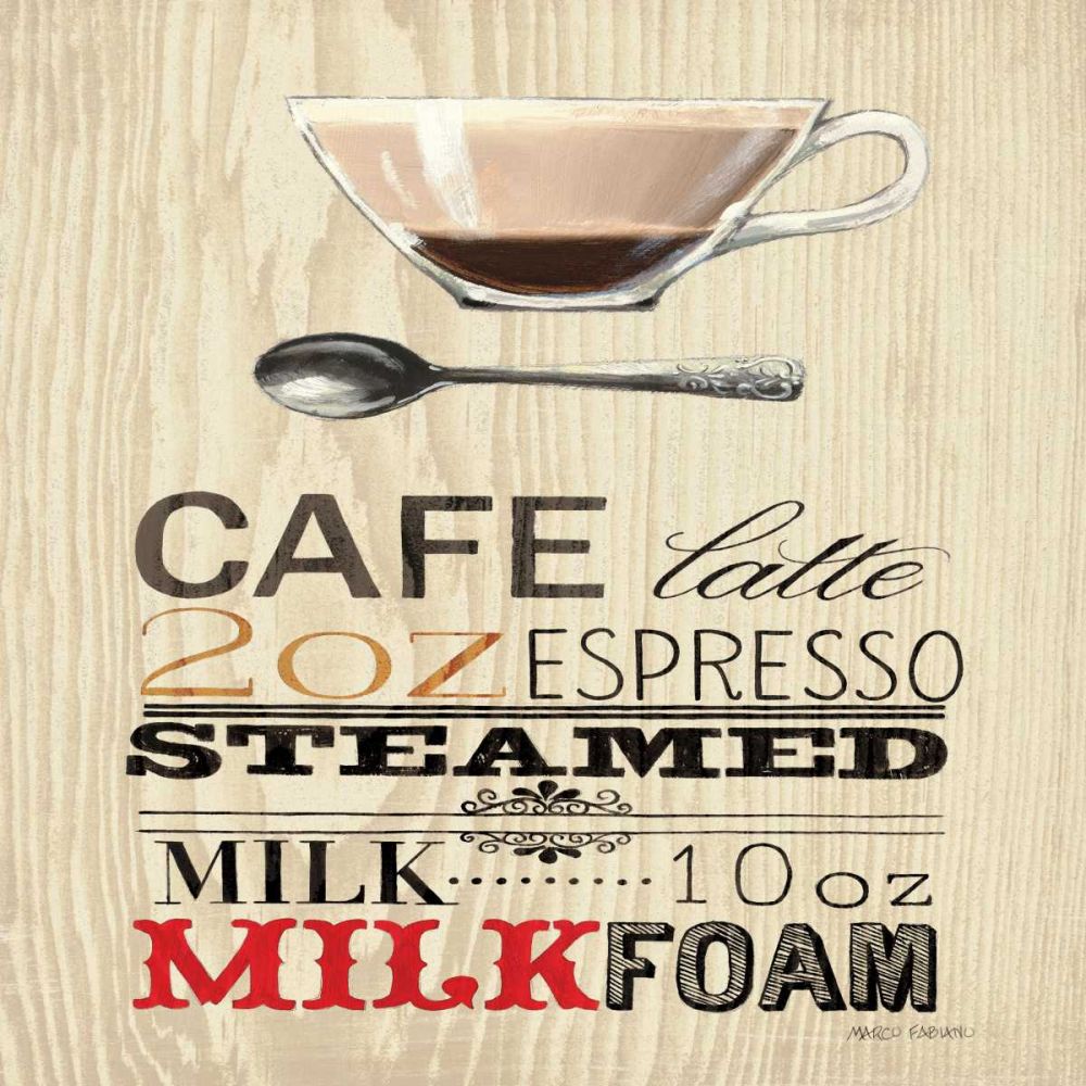 Cafe Latte art print by Marco Fabiano for $57.95 CAD