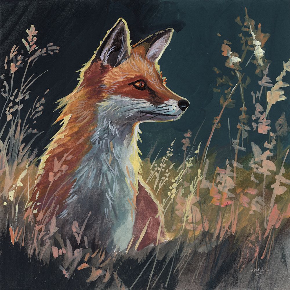 Fox In The Morning Glow art print by Kate Jarvik Birch for $57.95 CAD