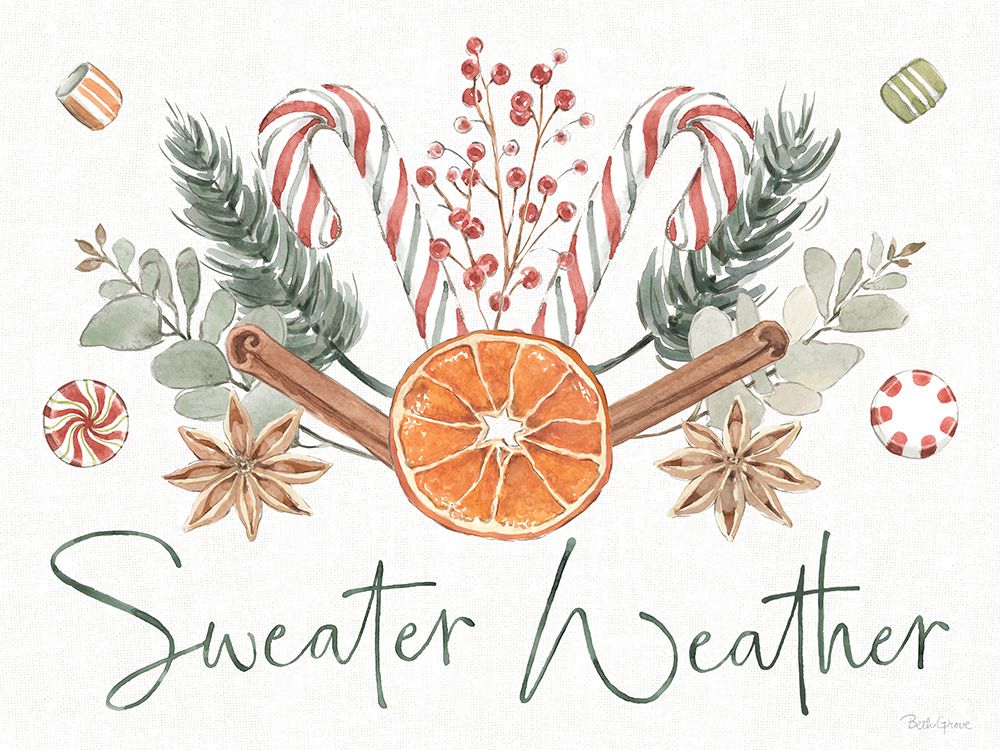 Winter Warmth VII art print by Beth Grove for $57.95 CAD