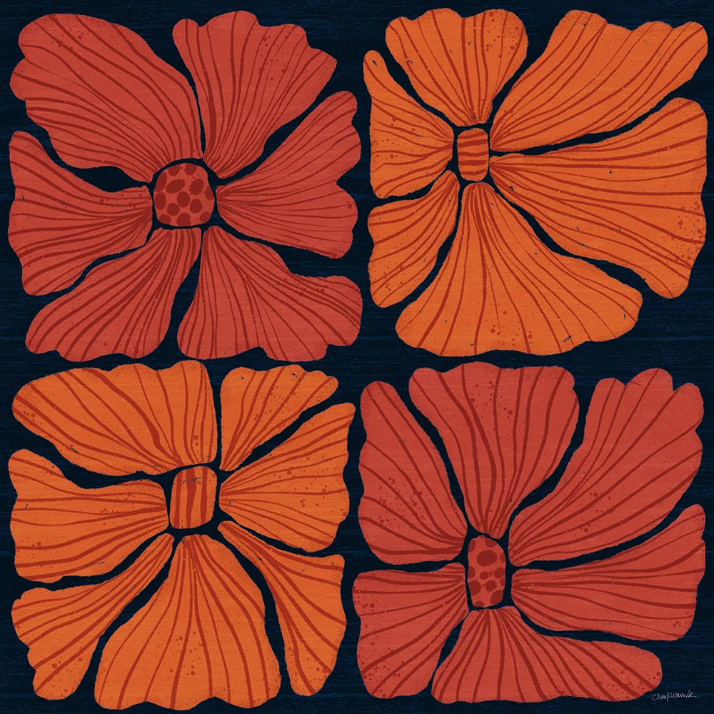 Modern Blooms II art print by Cheryl Warrick for $57.95 CAD