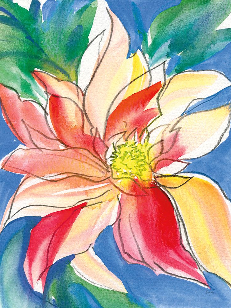 Fire Floral art print by Kristy Rice for $57.95 CAD
