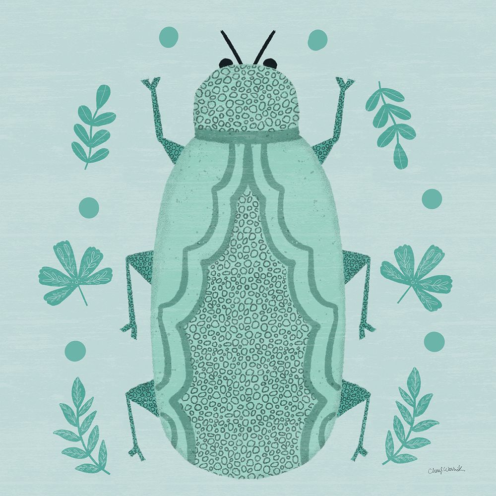 Playful Bugs I art print by Cheryl Warrick for $57.95 CAD