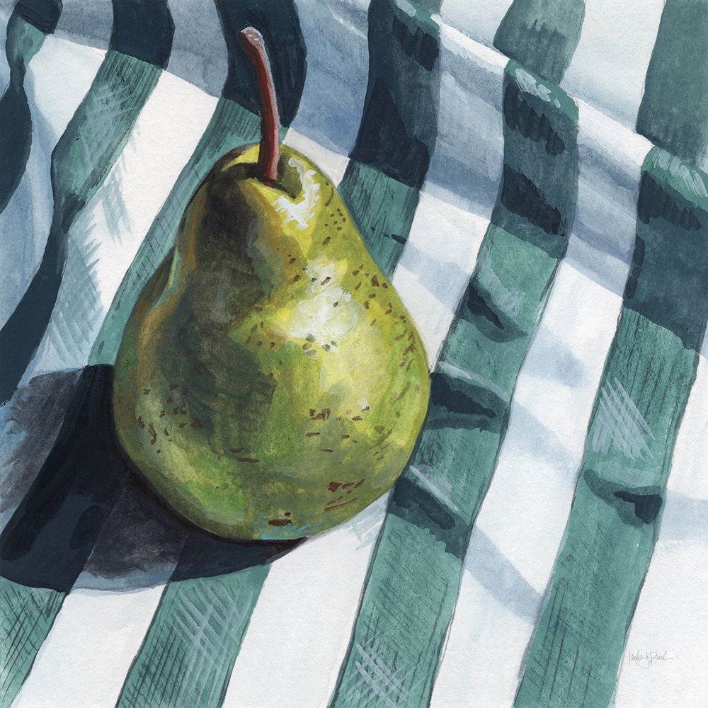 Solo Traveling Pear art print by Kate Jarvik Birch for $57.95 CAD