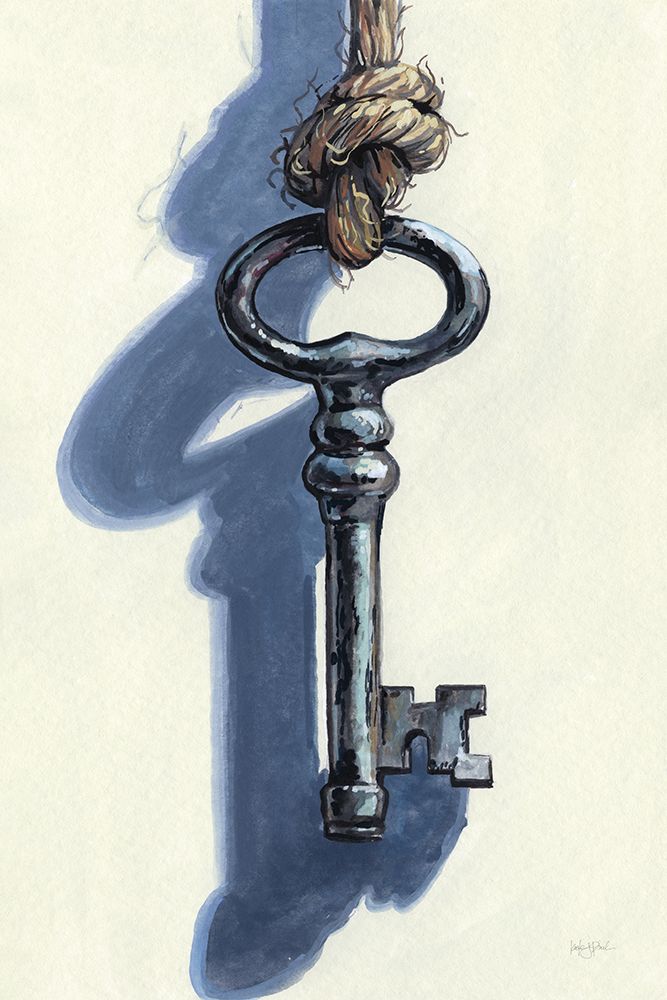 Antique Mystery Key art print by Kate Jarvik Birch for $57.95 CAD
