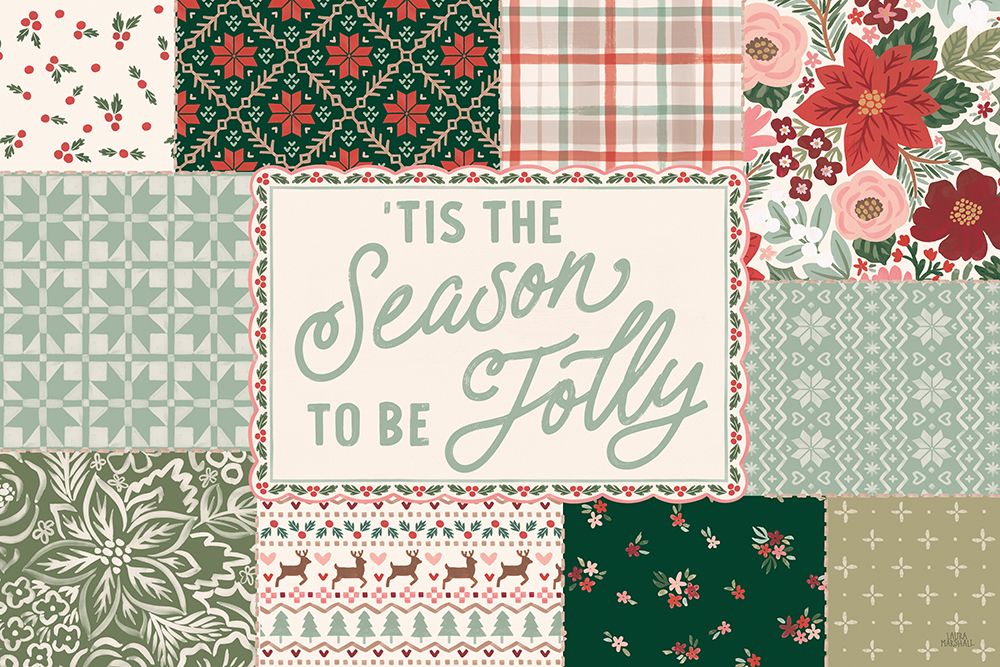Blooming Christmas I art print by Laura Marshall for $57.95 CAD