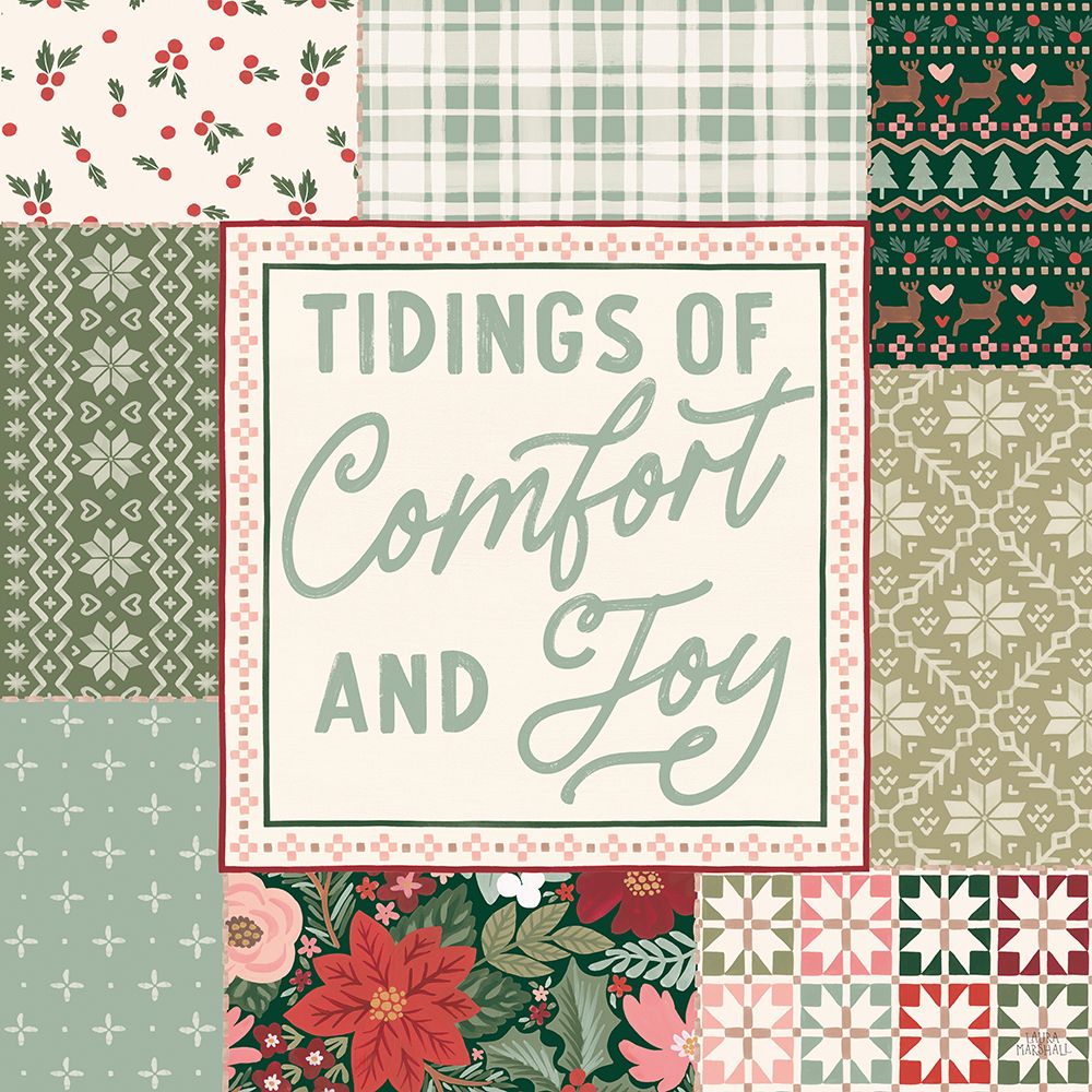 Blooming Christmas II art print by Laura Marshall for $57.95 CAD