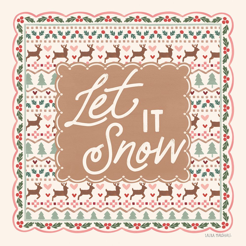 Blooming Christmas V art print by Laura Marshall for $57.95 CAD