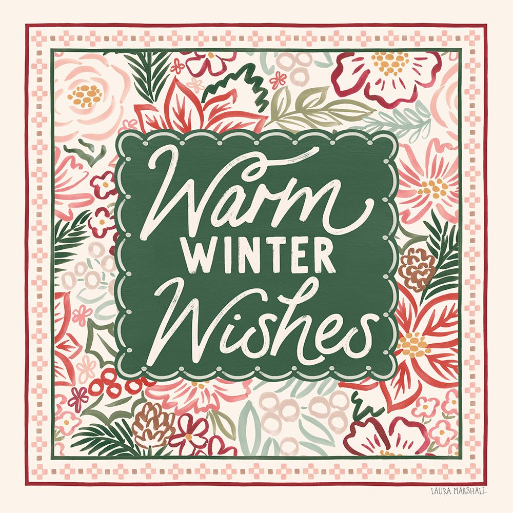 Blooming Christmas VII art print by Laura Marshall for $57.95 CAD