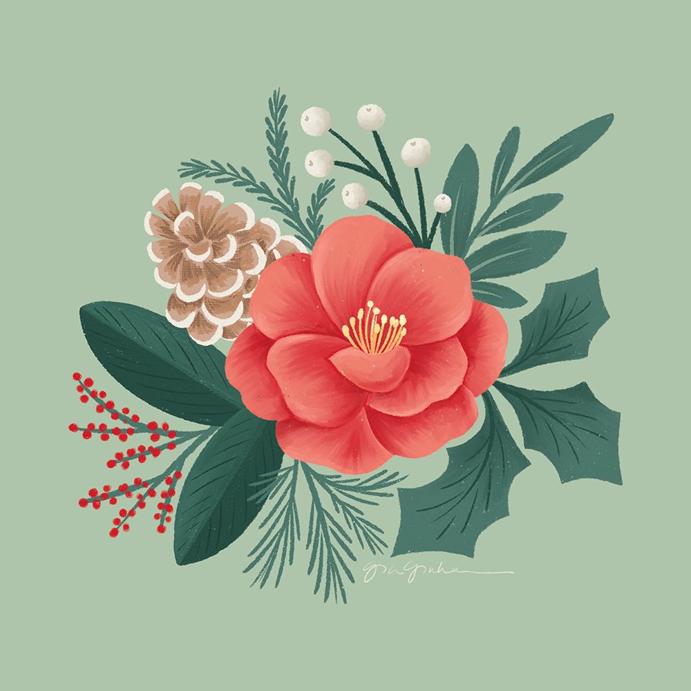 Winter Arrangements VII art print by Gia Graham for $57.95 CAD
