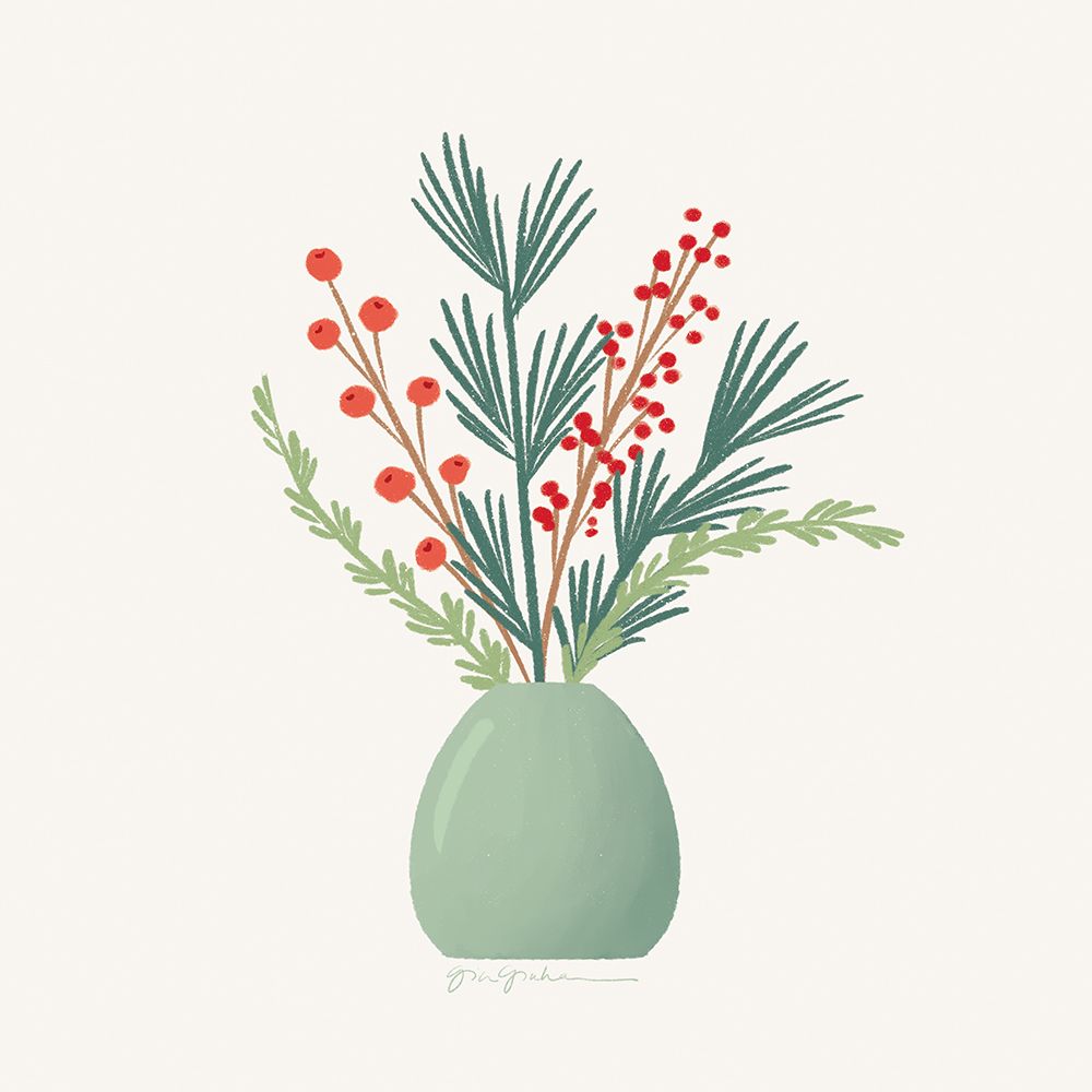 Winter Arrangements VIII art print by Gia Graham for $57.95 CAD