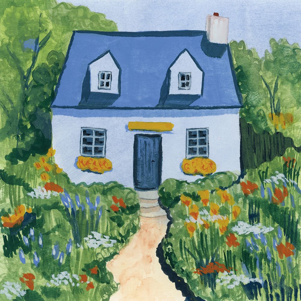 Full Bloom Cottage I art print by Morgan Birch for $57.95 CAD