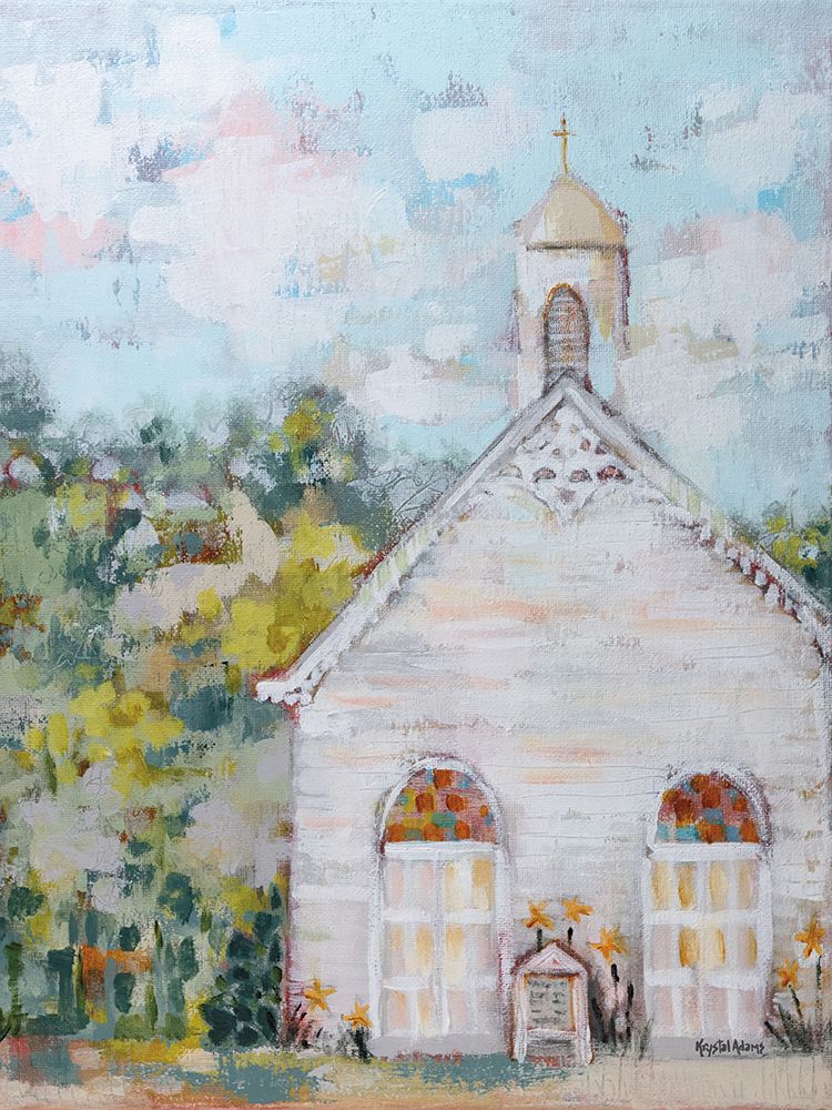 Church On the Ridge art print by Krystal Adams for $57.95 CAD