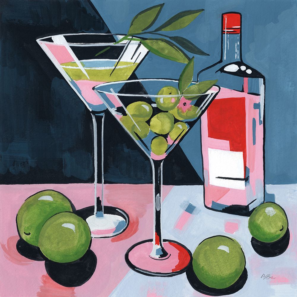 Cocktail Two Ways art print by Morgan Birch for $57.95 CAD
