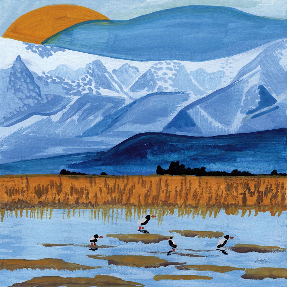 Winter Lake art print by Morgan Birch for $57.95 CAD