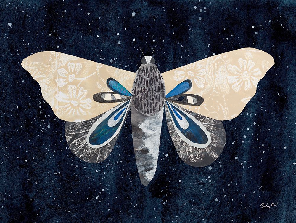 Elegant Moth I art print by Courtney Prahl for $57.95 CAD