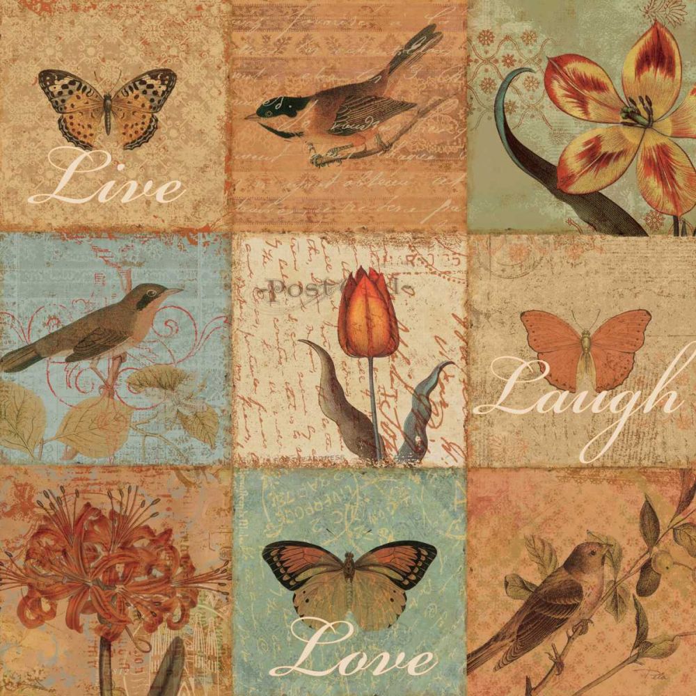 Live Love and Laugh art print by Alain Pelletier for $57.95 CAD