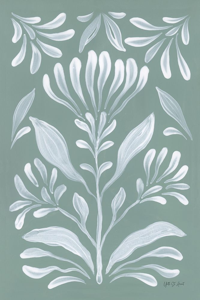 Mint Silhouette I art print by Yvette St. Amant for $57.95 CAD