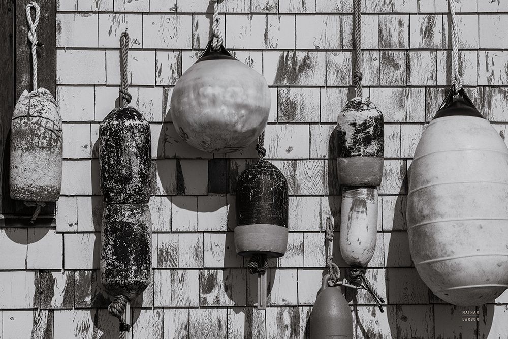Buoy Wall BW art print by Nathan Larson for $57.95 CAD