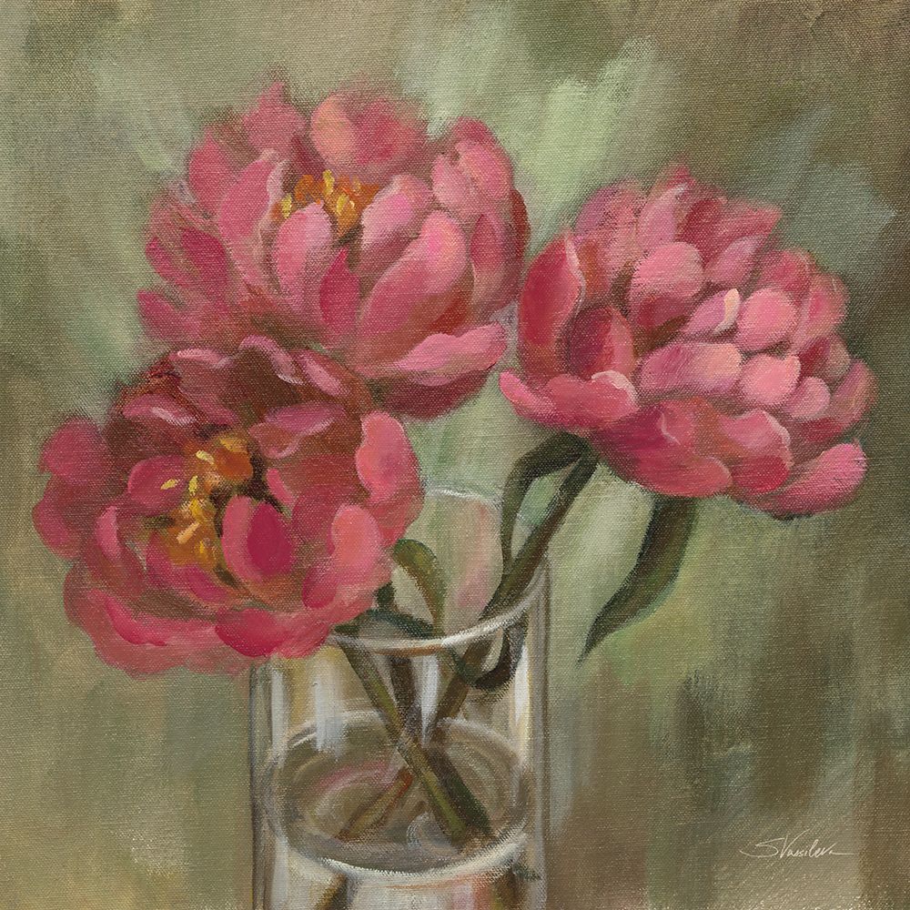Pink Peonies art print by Silvia Vassileva for $57.95 CAD