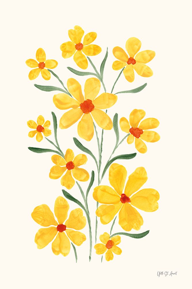 Pretty Blooms II art print by Yvette St. Amant for $57.95 CAD
