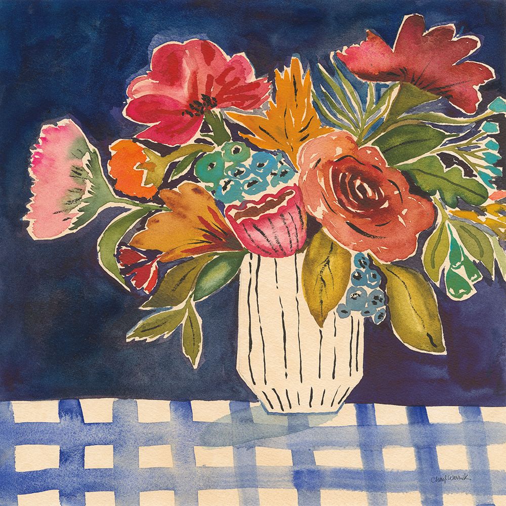 Hopeful Blooms II art print by Cheryl Warrick for $57.95 CAD