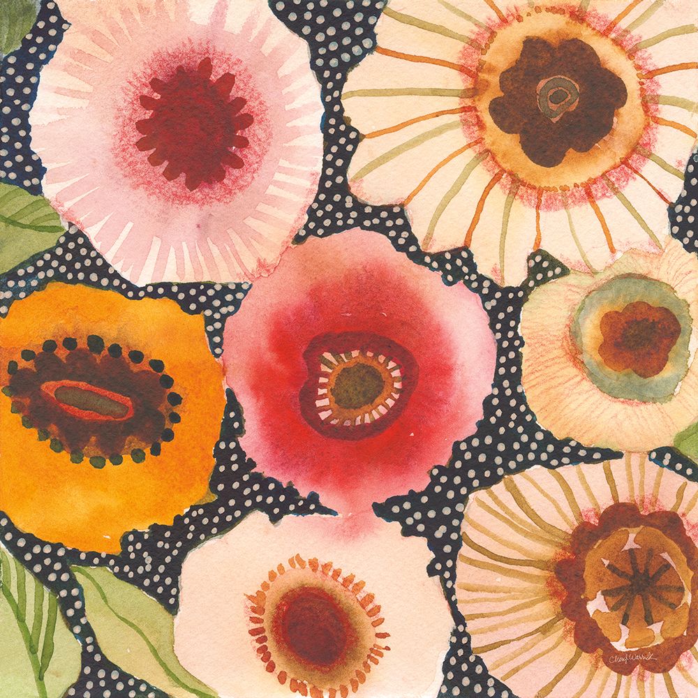 Serene Garden I art print by Cheryl Warrick for $57.95 CAD